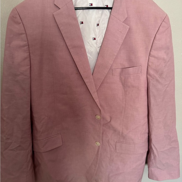 Tommy Hilfiger Pink Men's Blazer - Picture 2 of 10